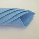 Sky Felt Square for Sewing and Crafting 9 x 9 inches Sold Per 1 Square