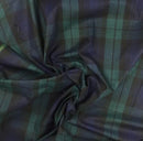 Black Watch Tartan Polycotton fabrics sold per half metre