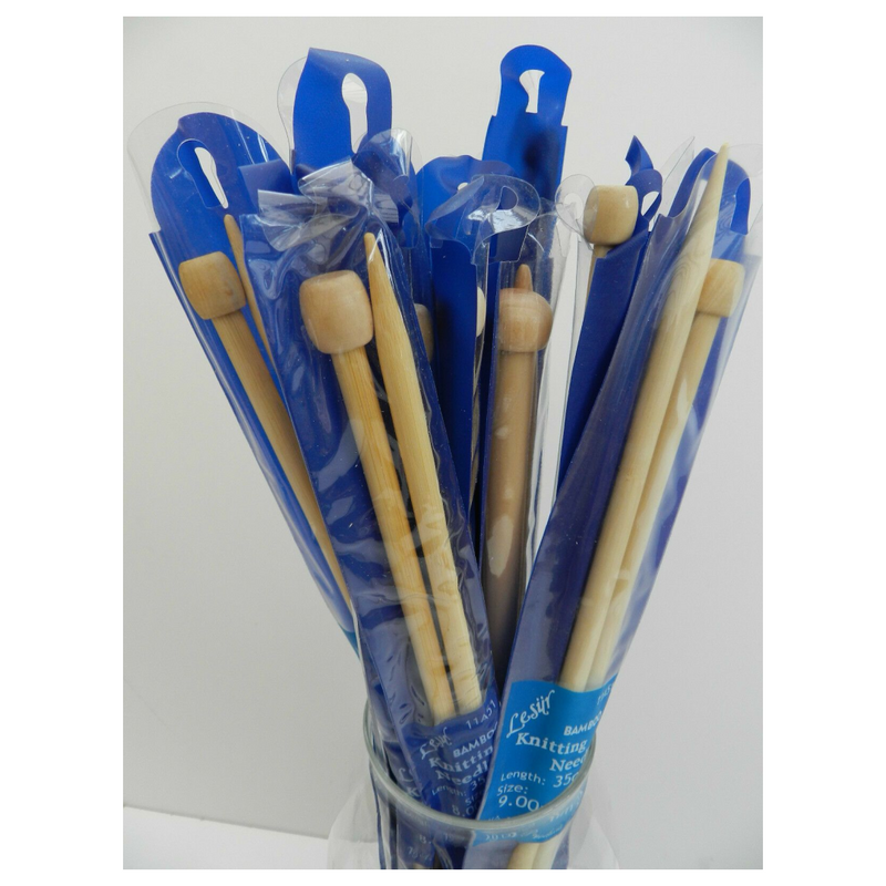 Bamboo Knitting Needles 35cm - Choice of Sizes