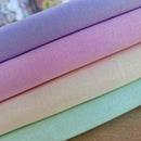 Pastels, Sugared Almonds Themed 4 piece FAT QUARTER BUNDLE  100 % cotton fabric