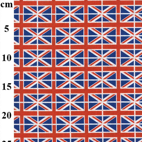Union Jack coronation fabric, 100% cotton fabric, 145cm wide Made in UK OEKO tex certified, per 1/2 metre