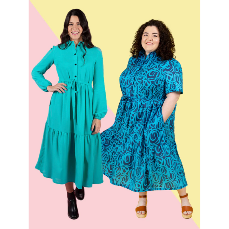 Tilly and the Buttons Lyra Shirt Dress Sewing Pattern Sizes UK 6 - 34