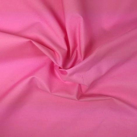 Candy Pink cotton poplin fabric