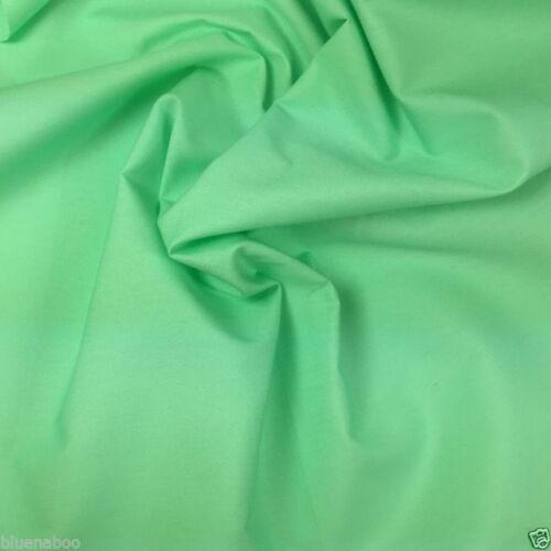 Pistachio Green cotton poplin fabric
