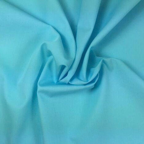 sky Blue cotton poplin fabric