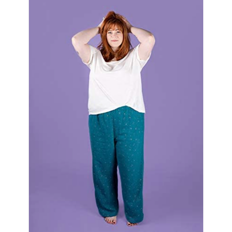 Tilly and the Buttons Jaimie Pyjama Bottoms and Shorts Printed Sewing Pattern, Paper, Multi, UK 4-24