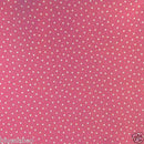 Rose pink tiny star cotton poplin fabric