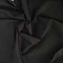 Black plain cotton poplin