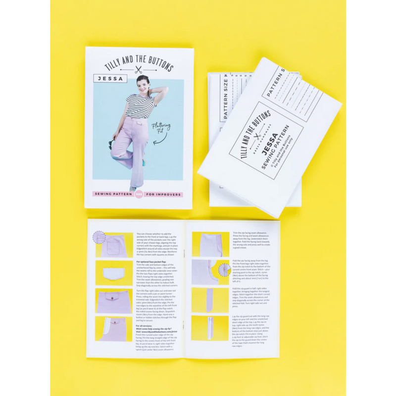 Tilly and the Buttons Jessa Trousers and Shorts Sewing Pattern Sizes UK 6 - 20