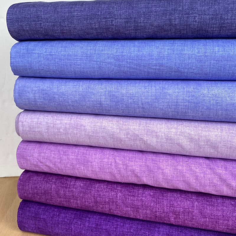 Fat quarter bundle lilac blender fabrics