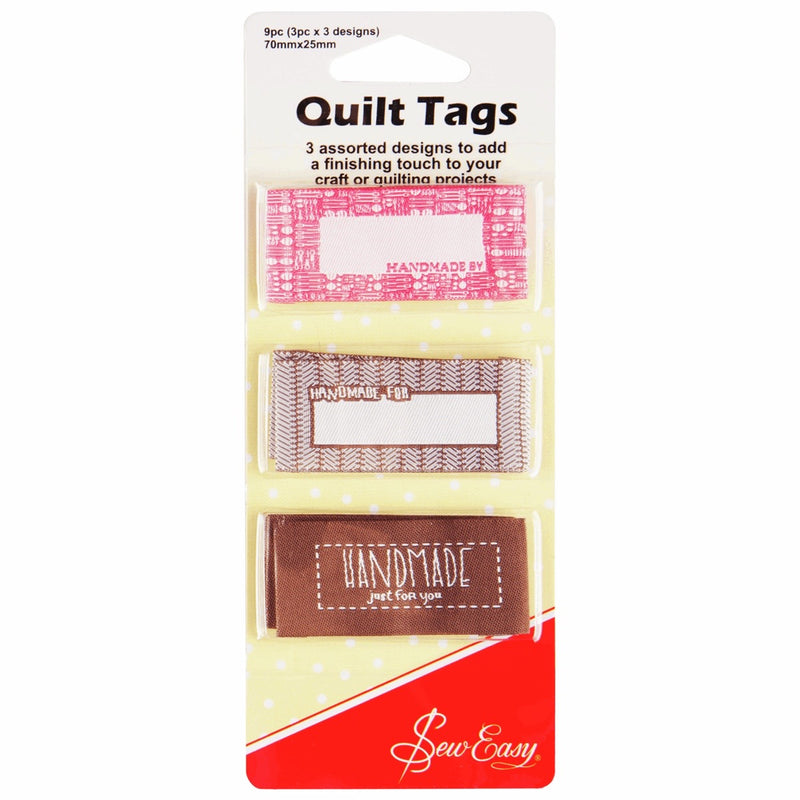 Sew Easy Quilt Tags - Handmade 