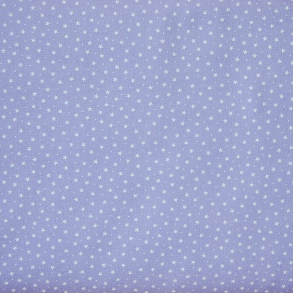 lilac tiny star cotton poplin fabric