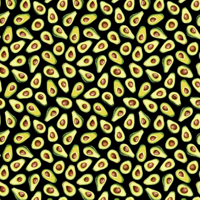 mini avocado print 100% cotton fabric by Timeless treasures