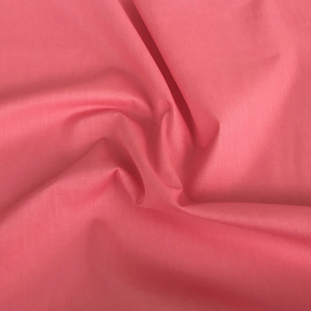 Blush Pink plain polycotton fabric