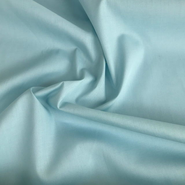 Duck Egg plain polycotton fabric