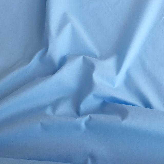 Baby Blue plain polycotton fabric