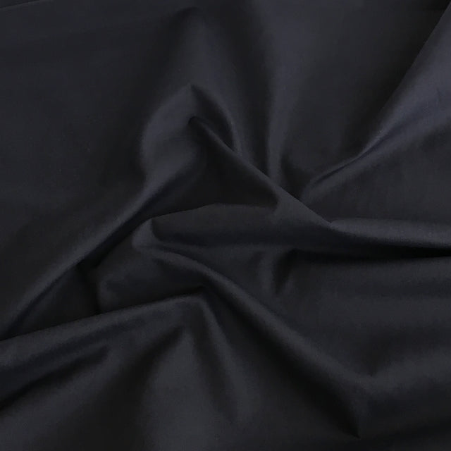 Navy Blue plain polycotton fabric