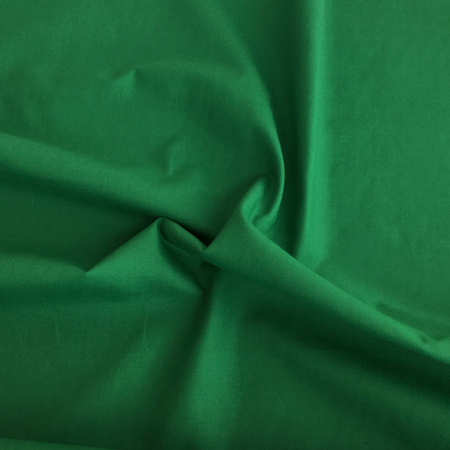 Emerald Green plain polycotton fabric