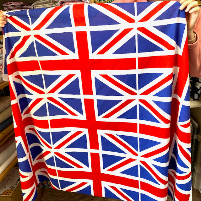 union jack cotton flag fabric