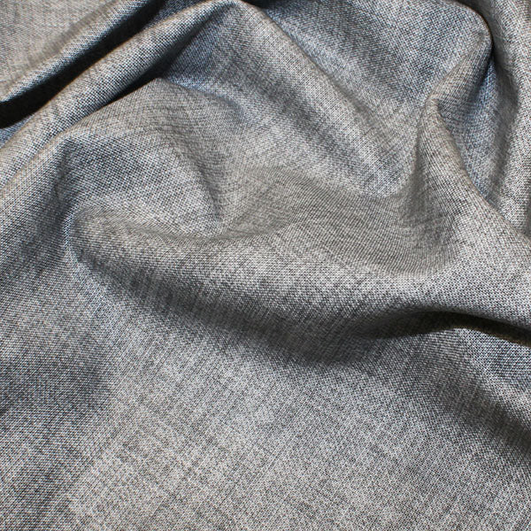 5. Slate 100% cotton linen effect fabric