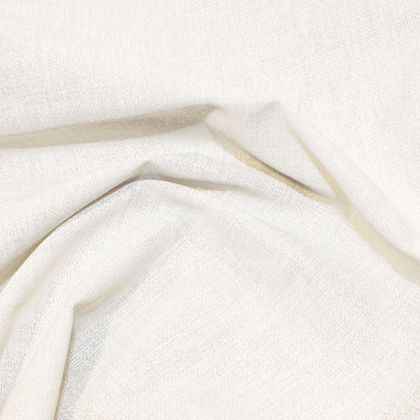 1. White 100% cotton linen effect fabric