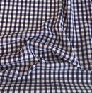 Dark Purple gingham fabric