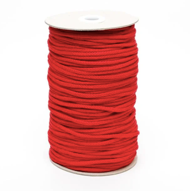 polyester cord 4mm red