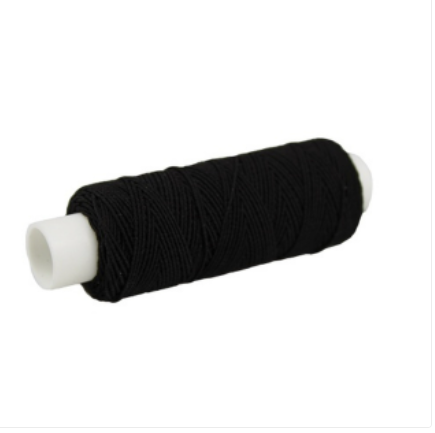 shirring elastic - black