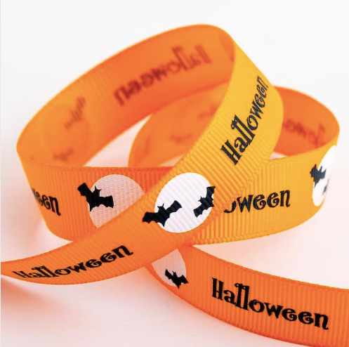 halloween & bats ribbon