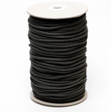 4mm black cord