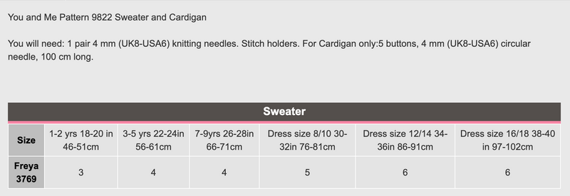 *SALE* HALF PRICE Stylecraft You & Me Double knitting Sweater & Cardigan pattern, 9822
