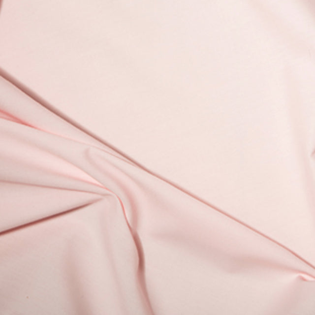 Baby Pink plain polycotton fabric