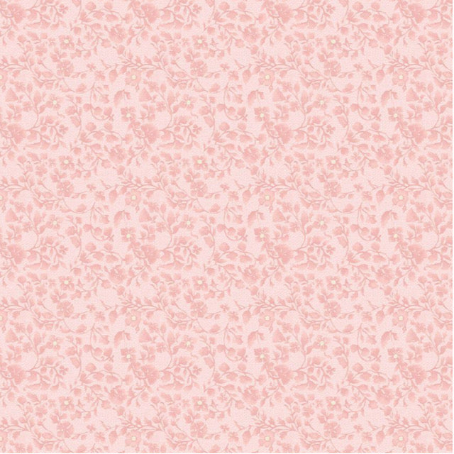 Ditsy Floral Vine Pink 100% Premium Cotton by Timeless Treasures Per 1/2 Metre