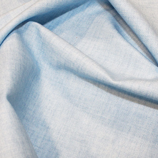 Linen Texture Cotton Blender 100% cotton fabric per 1/2 metre, shades of blue