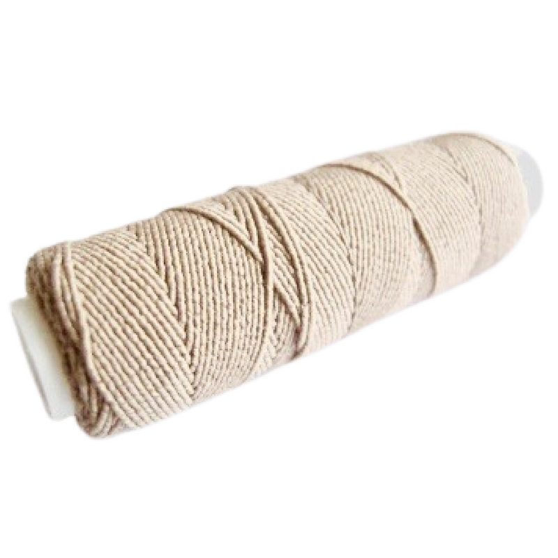 Shirring Elastic. 0.5mm x 20m Reel - beige