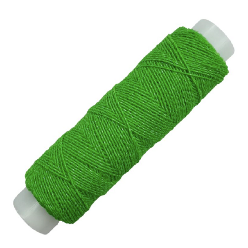 Shirring Elastic. 0.5mm x 20m Reel - Emerald green