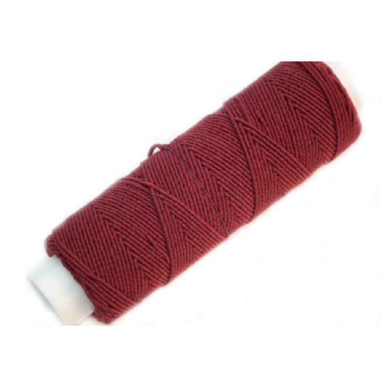 Shirring Elastic. 0.5mm x 20m Reel - burgundy