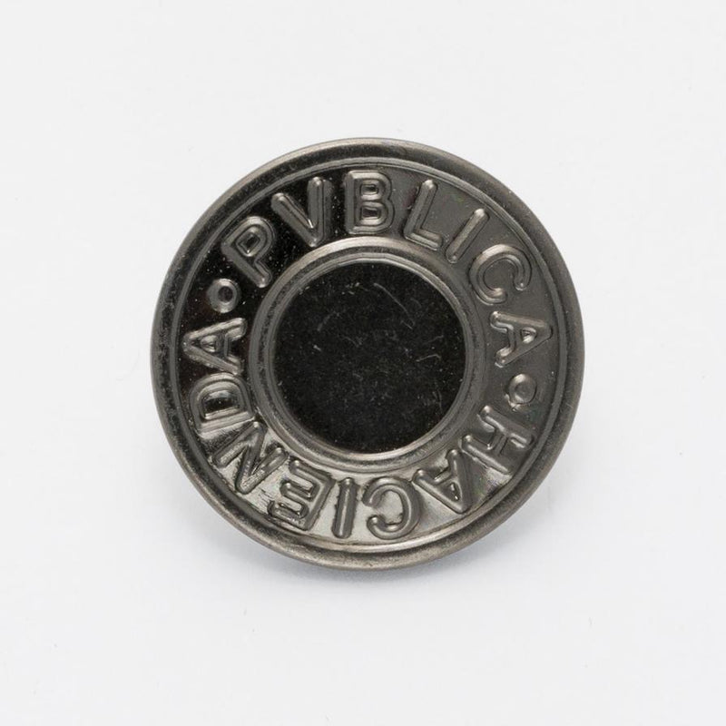 Hammer on Jeans & Denim Jacket Button - Gunmetal