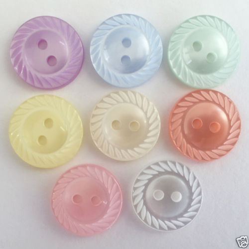 Mill Edge Button Size 11.5mm - 16mm