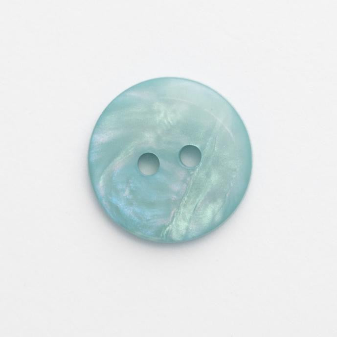 Mother of Pearl Look Button   - Jade