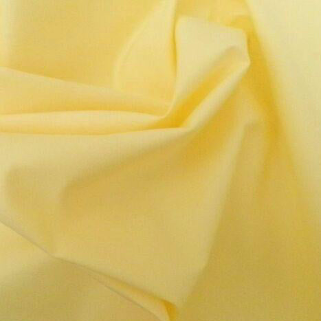 Lemon cotton poplin fabric