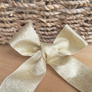 Gold lame ribbon