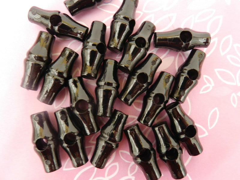 Toggle buttons.  Size 25mm - black no. 10