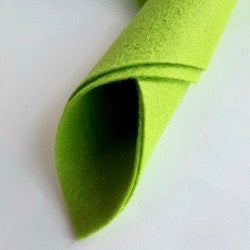Wool Felt Square 12 x 12 inches - Lime WG36 